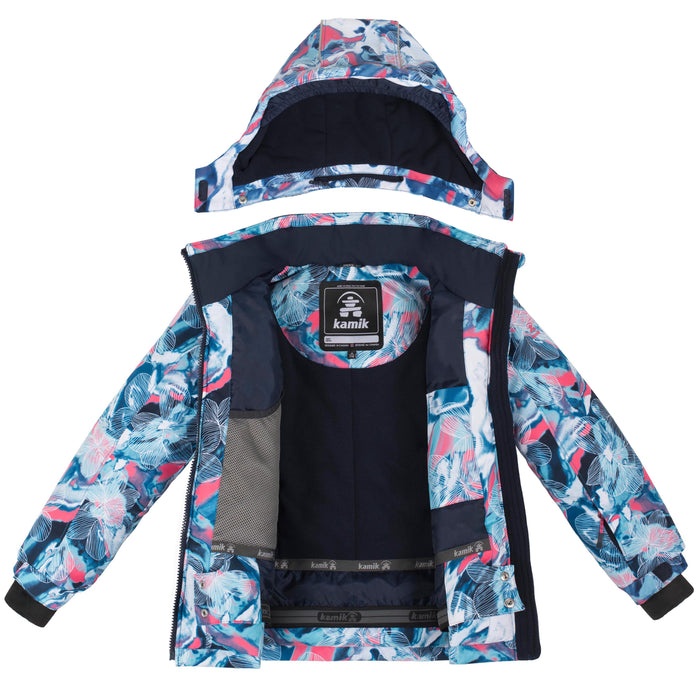 Kamik Tallie Floressence Jacket - Girls' Mykonos
