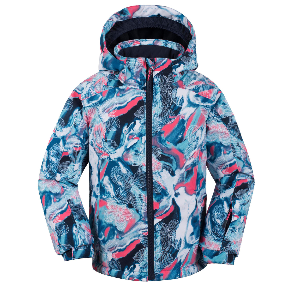Kamik Tallie Floressence Jacket - Girls' Mykonos