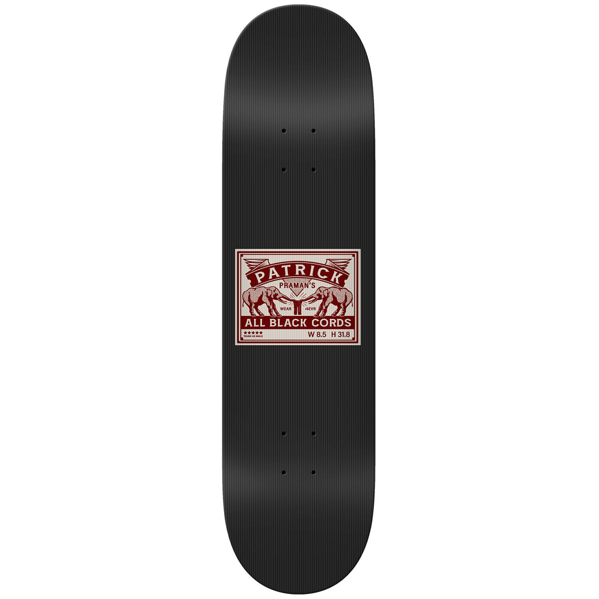 Real Praman Cords 8.5 Skateboard Deck