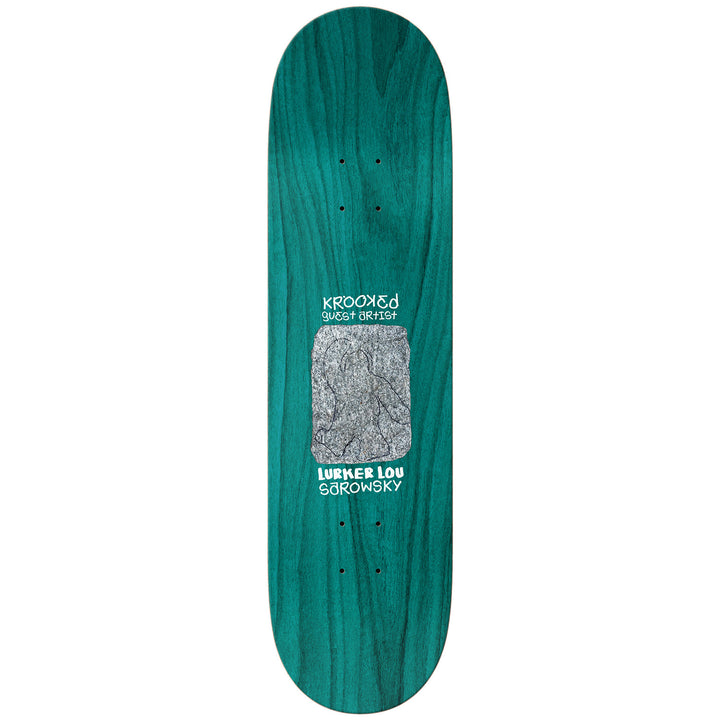 Krooked Lurker Lou Guest Artist 8.5 Skateboard Deck