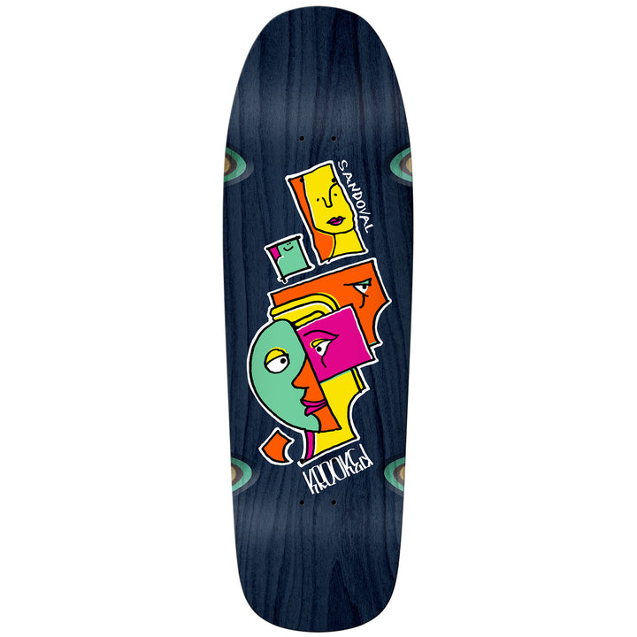 Krooked Sandoval Cluster Wheel Wells 9.81 Skateboard Deck