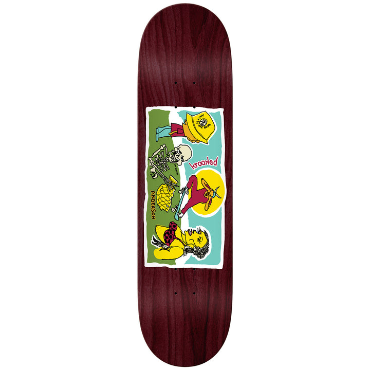 Krooked Manderson Bone 8.38 Skateboard Deck