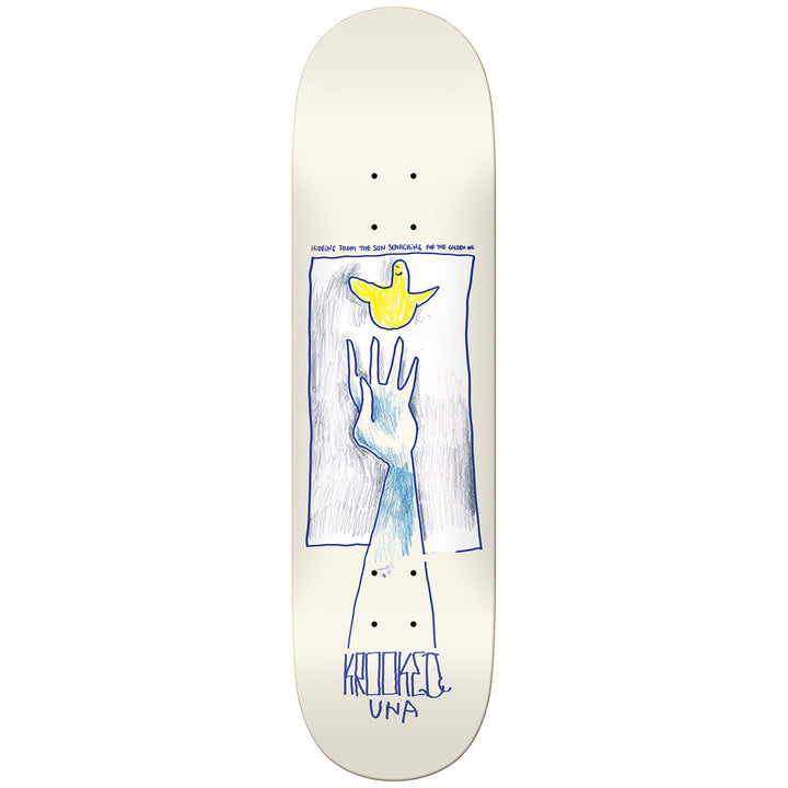 Krooked Una Goldern 8.28 Skateboard Deck