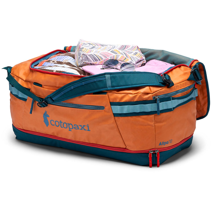 Cotopaxi Allpa 70L Duffel Bag Tamarindo/Abyss
