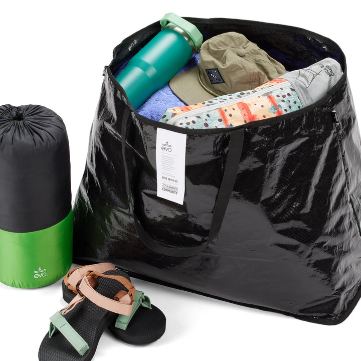 evo Shopping Tote Black