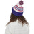 Patagonia Powder Town Beanie Park Stripe/Viking Blue