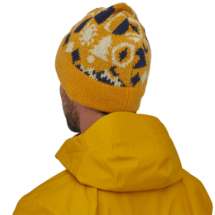 Patagonia Fun Hog Beanie Spirited Seasons Knit/Cabin Gold
