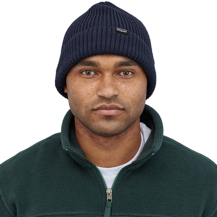 Patagonia Fishermans Rolled Beanie Navy Blue