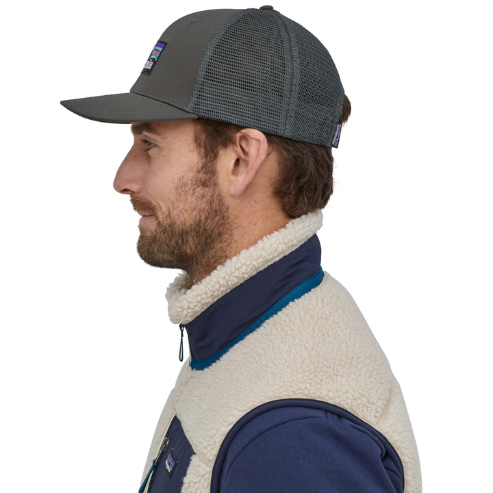 Patagonia P-6 Logo Trucker Hat Forge Grey