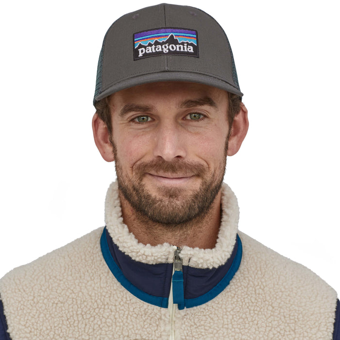 Patagonia P-6 Logo Trucker Hat Forge Grey