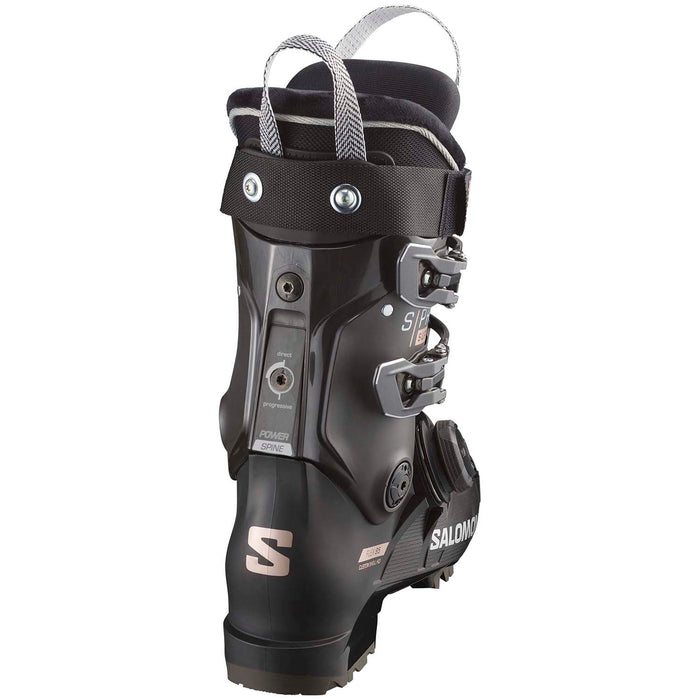 Salomon S/Pro Supra BOA 95 Ski Boots - Women's Black/Beluga/Pink Gold