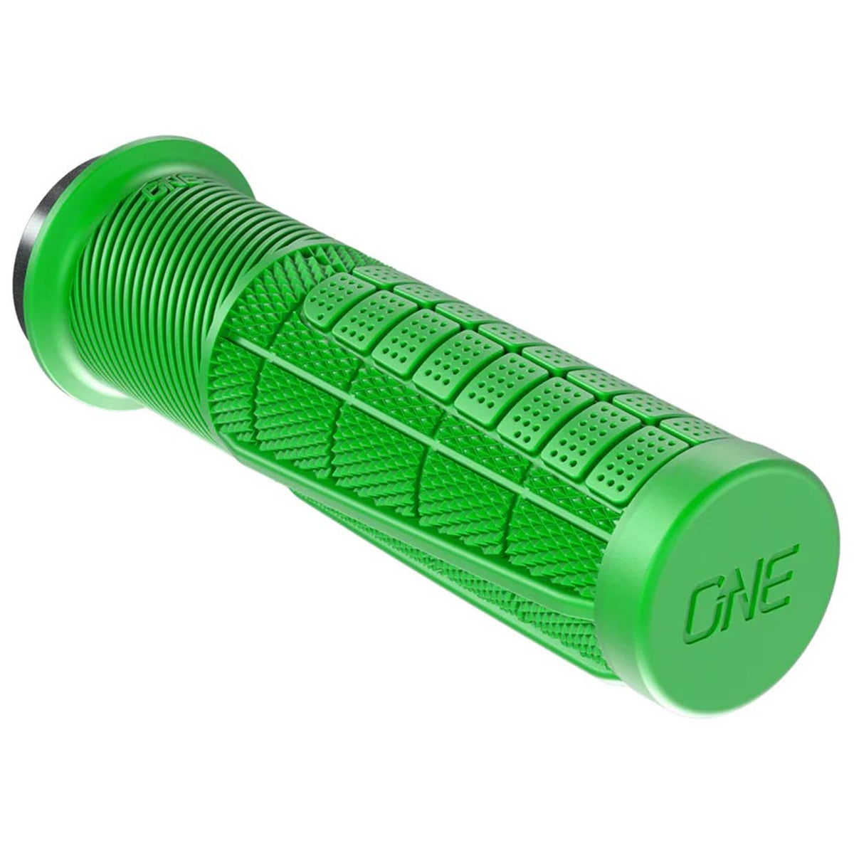 OneUp Components Thick Lock-On Grips Green