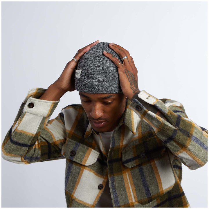Coal The Uniform Low Beanie Black Marl