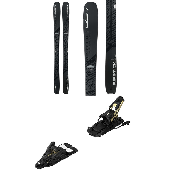 Elan Ripstick 94 Black Edition Skis + Atomic Shift MNC 13 Alpine Touring Ski Bindings - Women's 2024