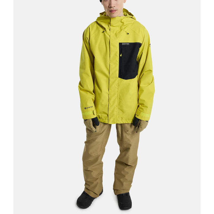 Burton GORE-TEX Powline Jacket - Men's Sulfur/True Black