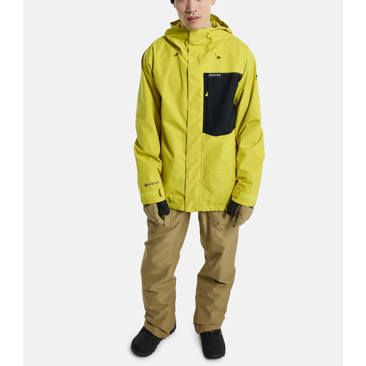 Burton GORE-TEX Powline Jacket - Men's Sulfur/True Black