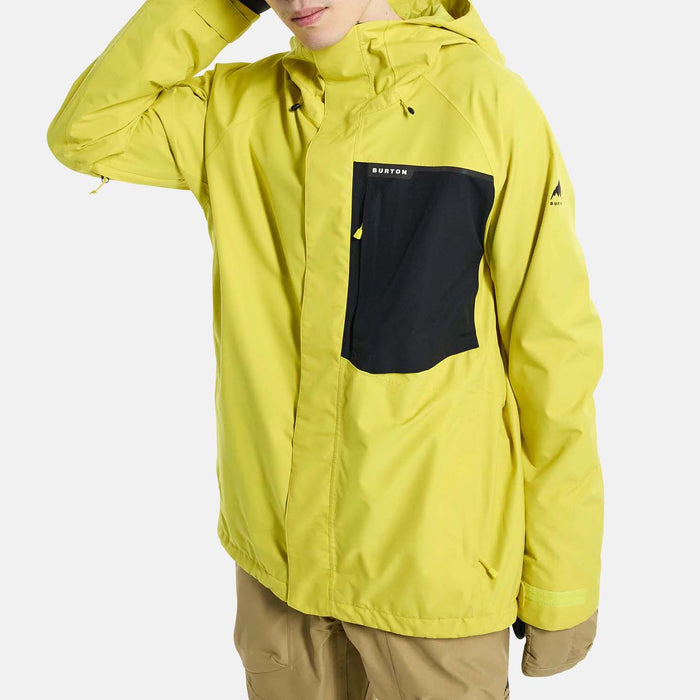 Burton GORE-TEX Powline Jacket - Men's Sulfur/True Black