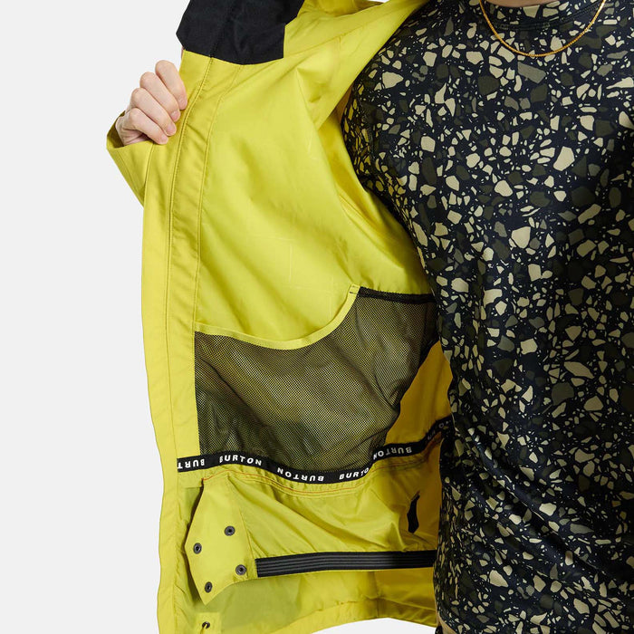 Burton GORE-TEX Powline Jacket - Men's Sulfur/True Black