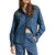 Brixton Bowery Boyfriend Overshirt - Women's Indigo Rinse