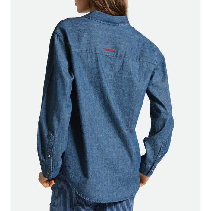 Brixton Bowery Boyfriend Overshirt - Women's Indigo Rinse
