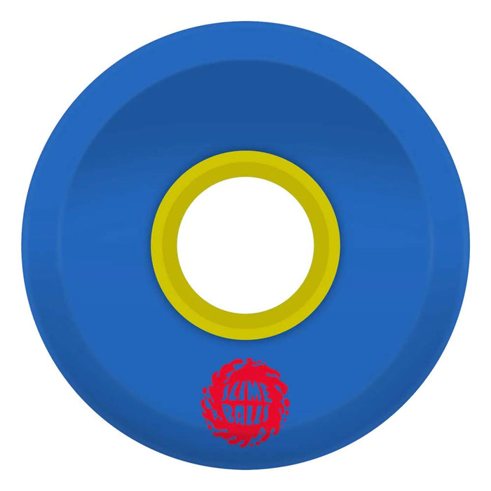 Santa Cruz Slime Balls OG Flame Blue Skateboard Wheels