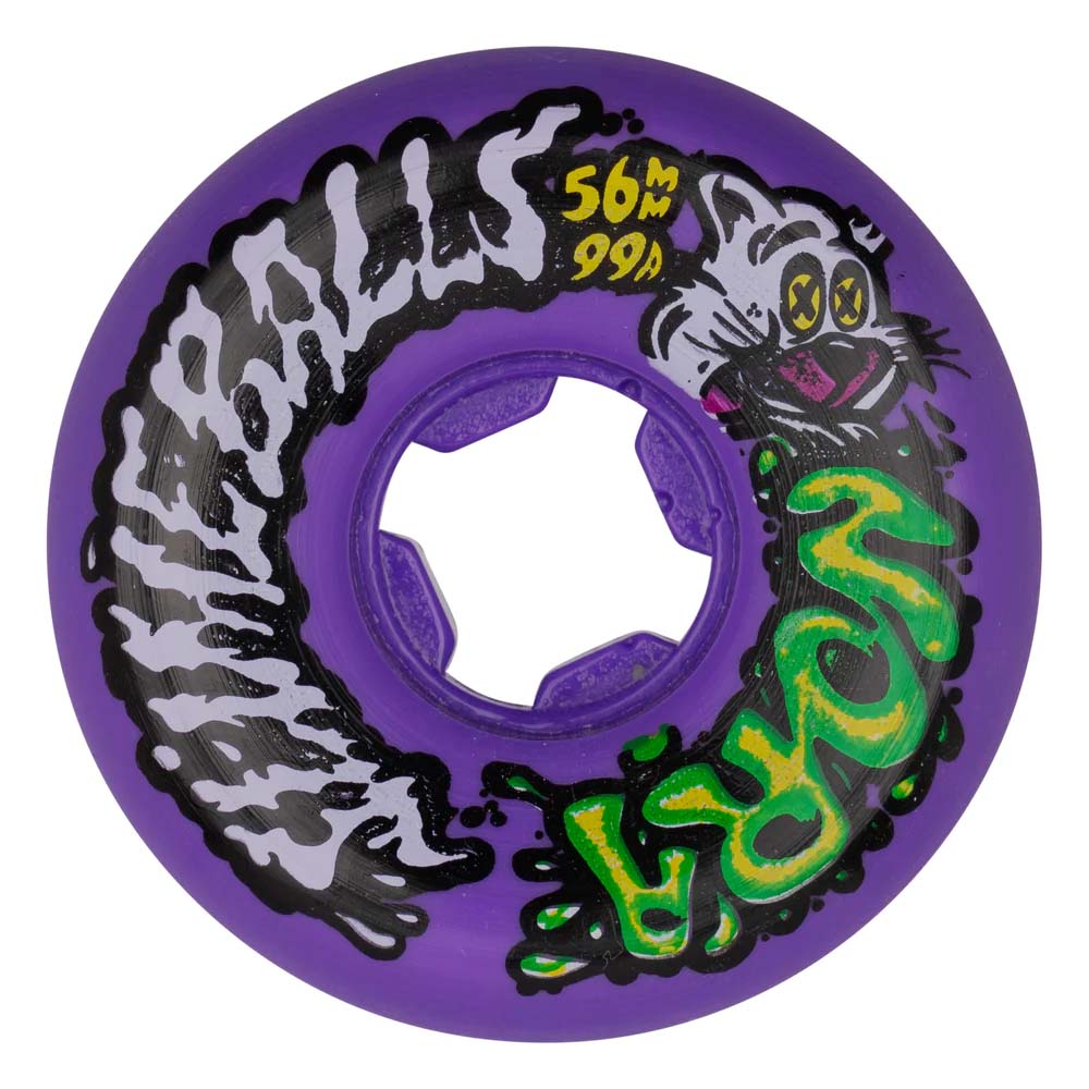 Santa Cruz Slime Balls Nora Vasconcellos Guest Vomit Mini Purple 99a Skateboard Wheels