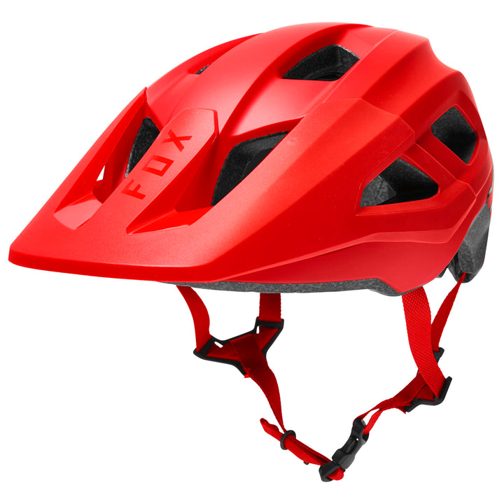 Fox Racing Mainframe MIPS Bike Helmet Trvrs Fluorescent Red