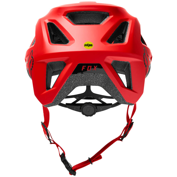 Fox Racing Mainframe MIPS Bike Helmet Trvrs Fluorescent Red