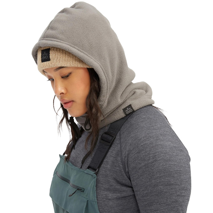 evo Fleece Hood Charcoal