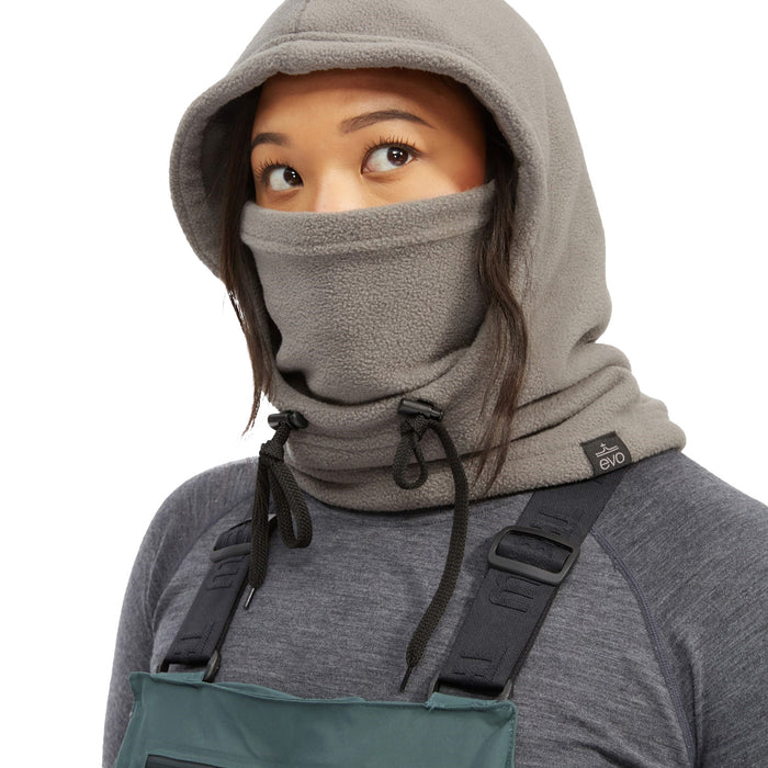 evo Fleece Hood Charcoal