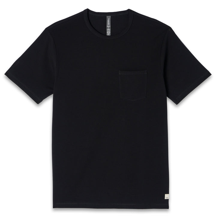 Vuori Feather Pocket Tee - Men's Black