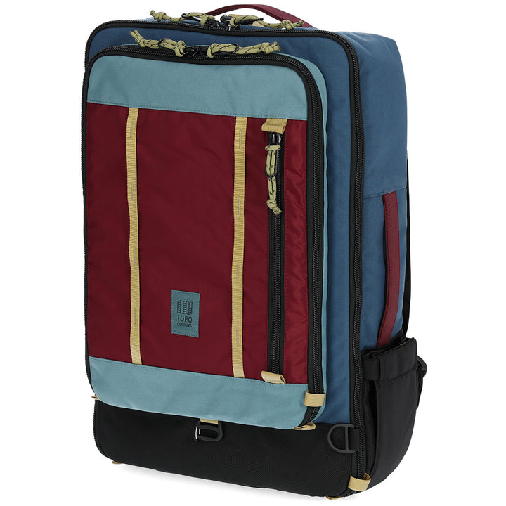 Topo Designs Global 40L Travel Bag Dark Denim/Burgundy