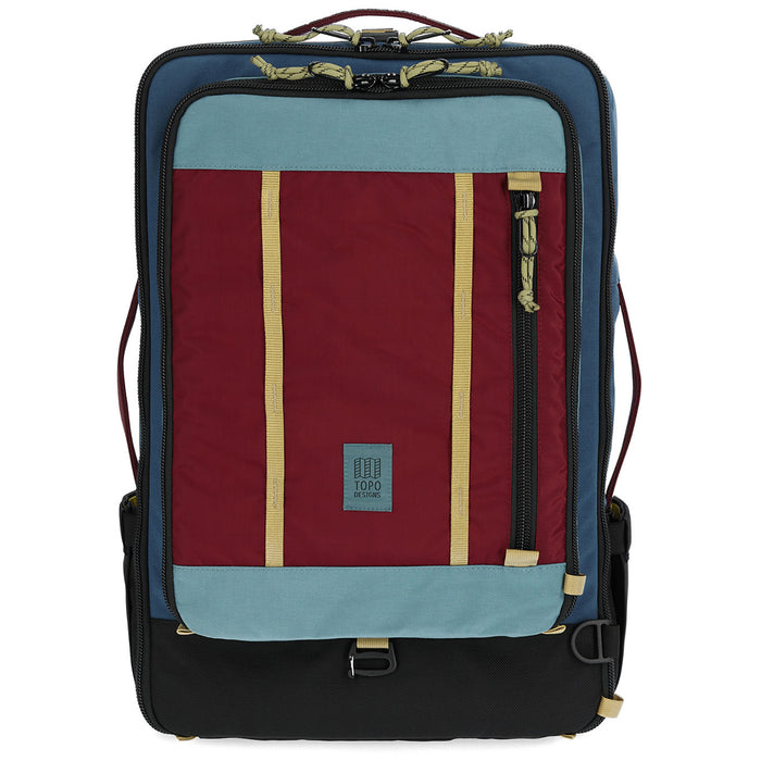 Topo Designs Global 40L Travel Bag Dark Denim/Burgundy