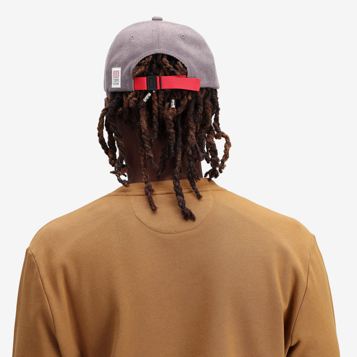 Topo Designs Corduroy Trucker-Rugged Peaks Hat Charcoal