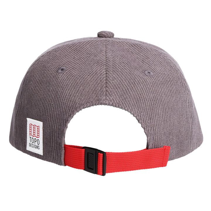 Topo Designs Corduroy Trucker-Rugged Peaks Hat Charcoal