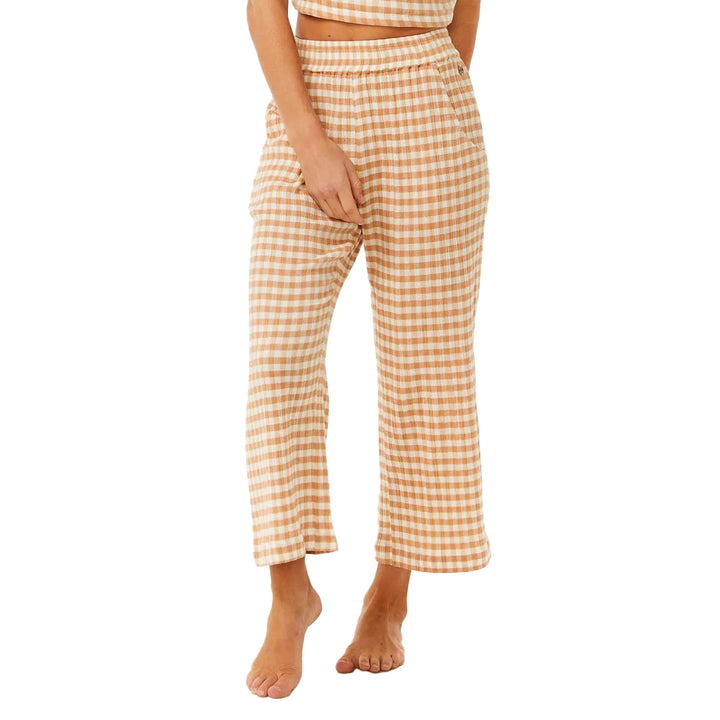 Rip Curl Premium Surf Check Pants - Women's Light Brown