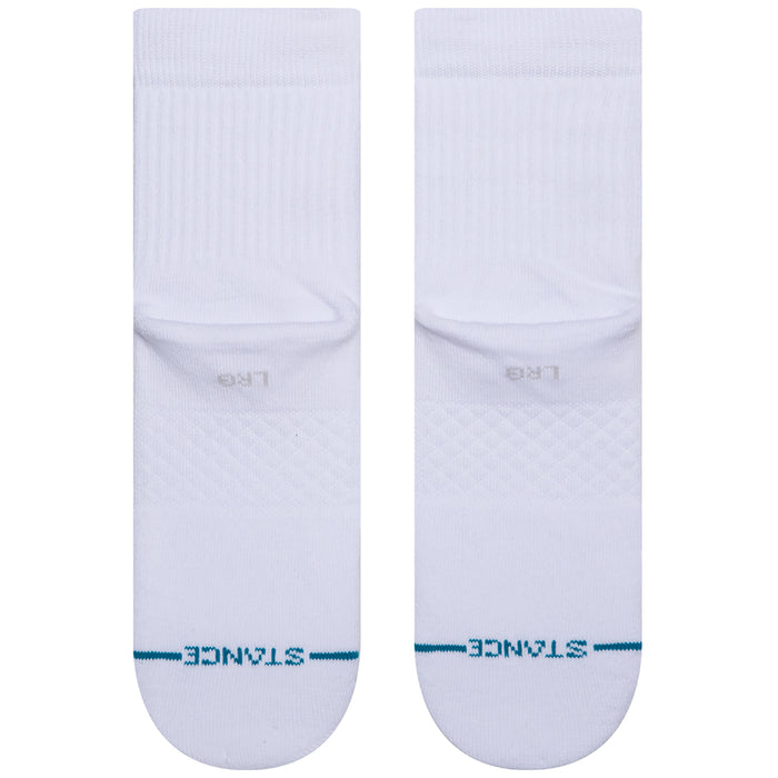 Stance Icon Quarter Socks White