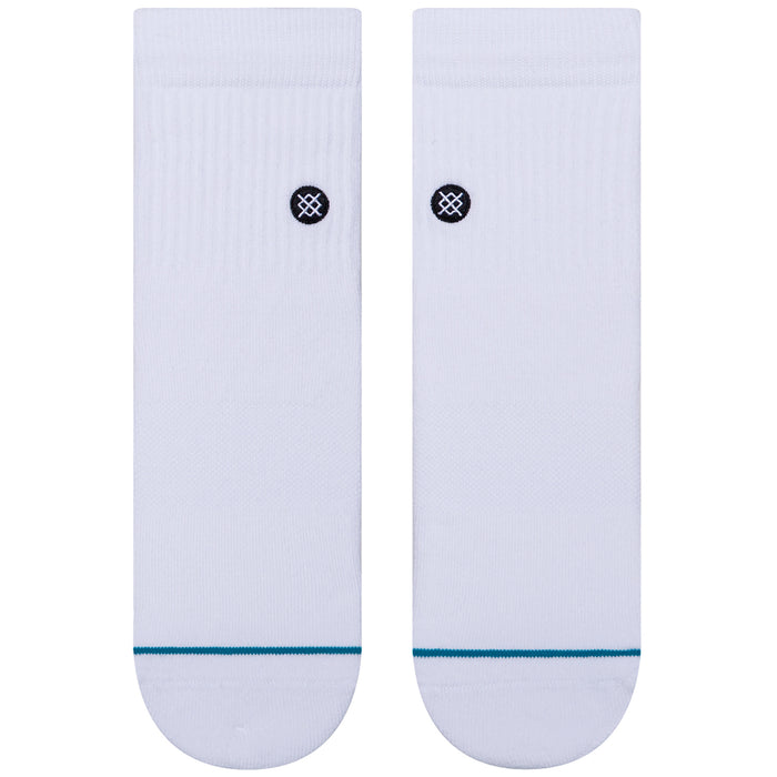 Stance Icon Quarter Socks White