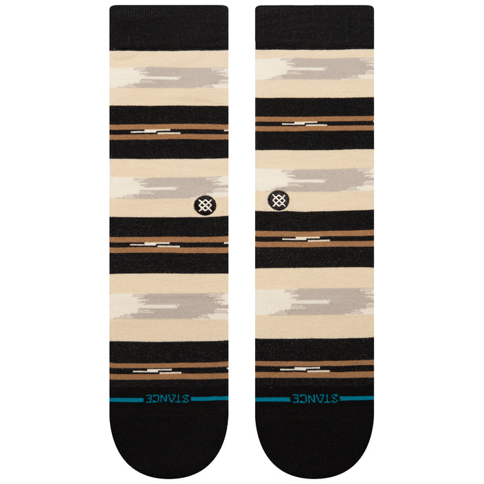 Stance Trail Bound Crew Socks Black