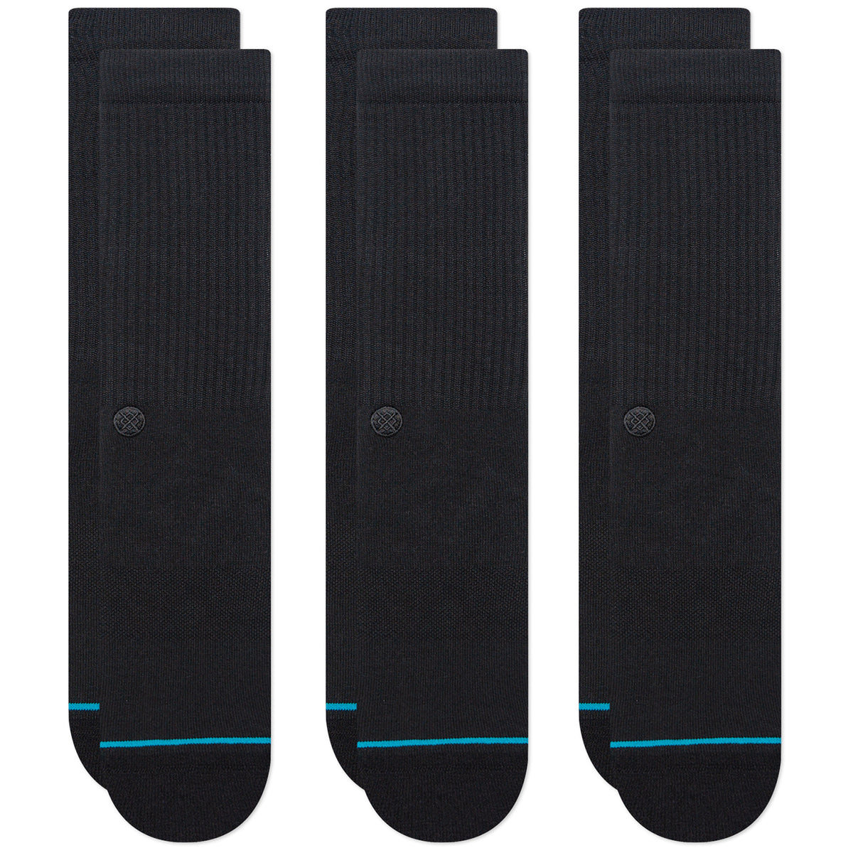 Stance Shelter 3-Pack Socks Black