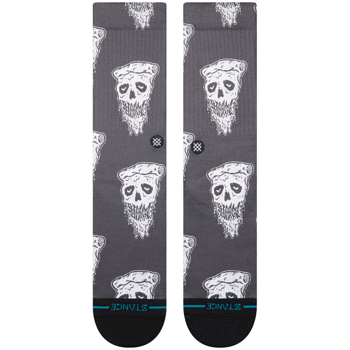 Stance Pizza Face Socks White Black