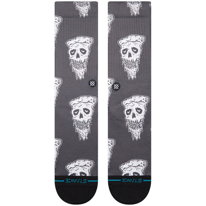 Stance Pizza Face Socks White Black