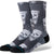 Stance Pizza Face Socks White Black