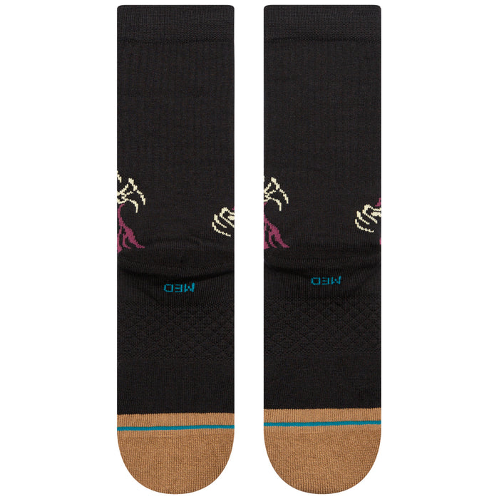 Stance Welcome Skelly Crew Socks Black