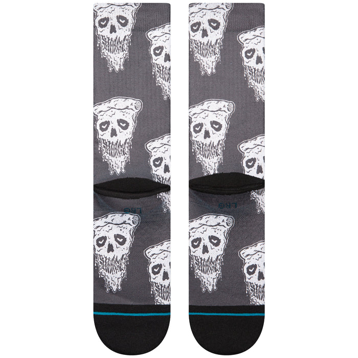 Stance Pizza Face Socks White Black