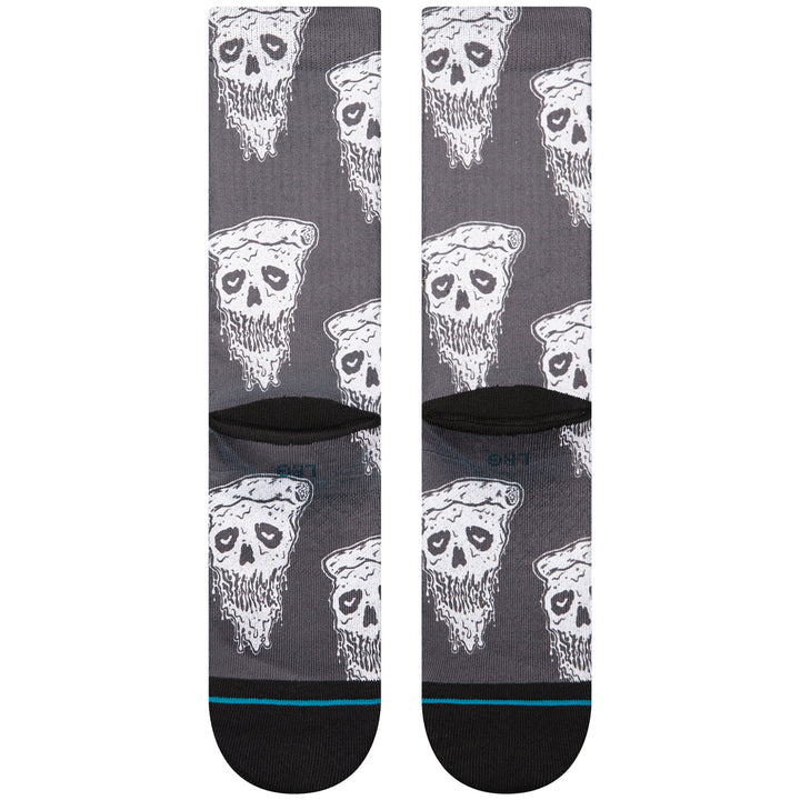 Stance Pizza Face Socks White Black