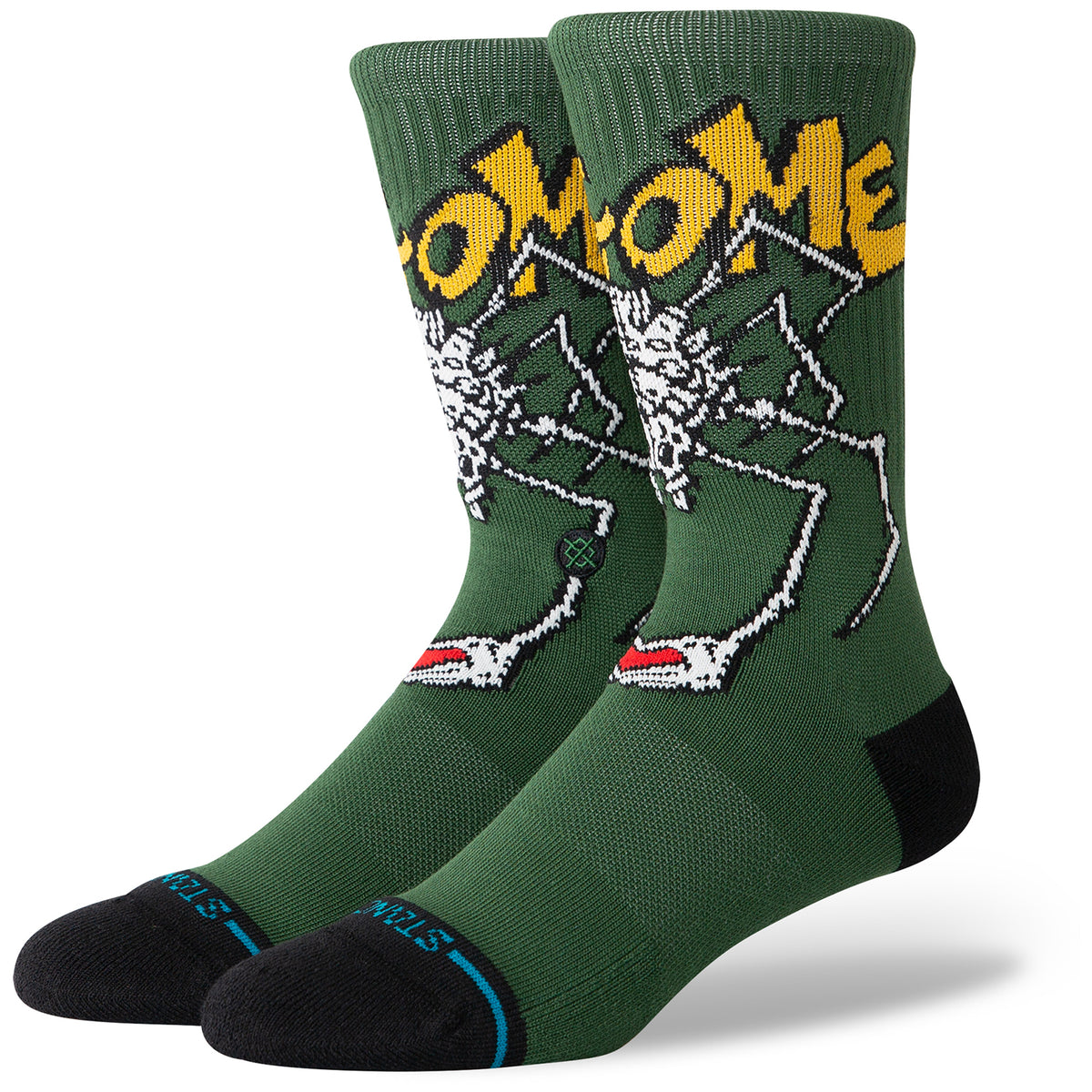 Stance Welcome Wilbur Crew Socks Green