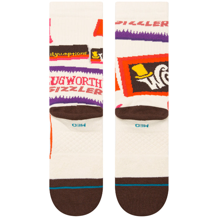 Stance Wonka Bars Socks Brown