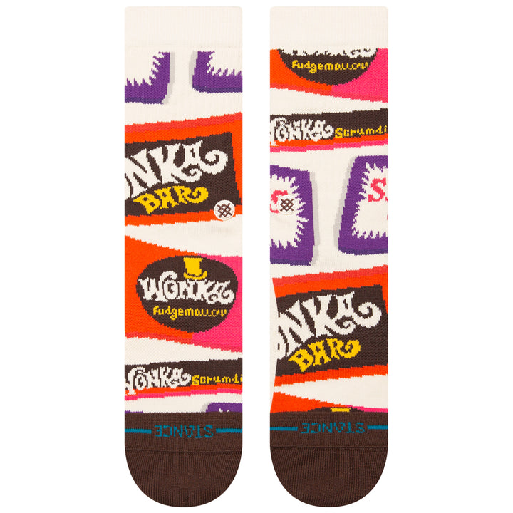 Stance Wonka Bars Socks Brown