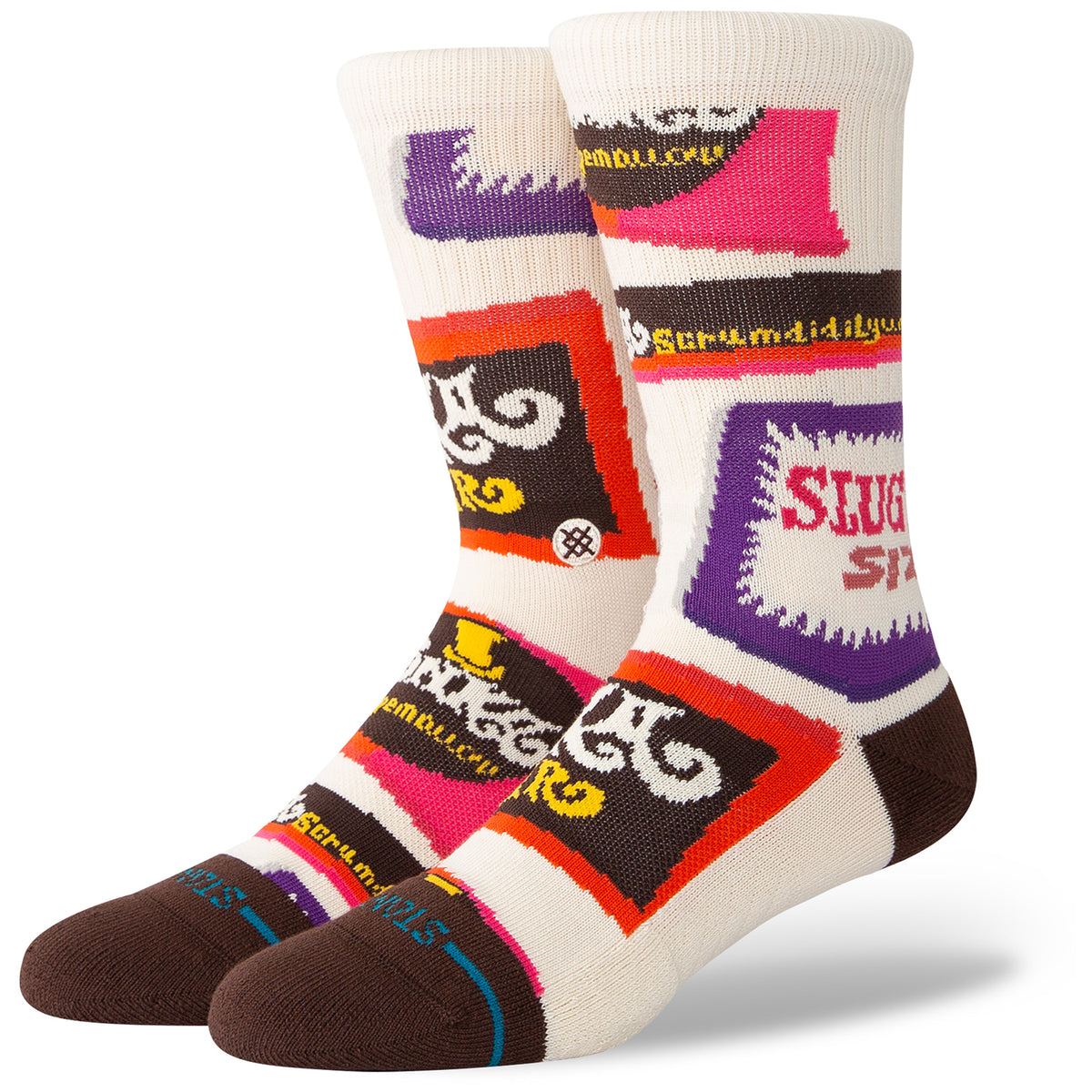 Stance Wonka Bars Socks Brown